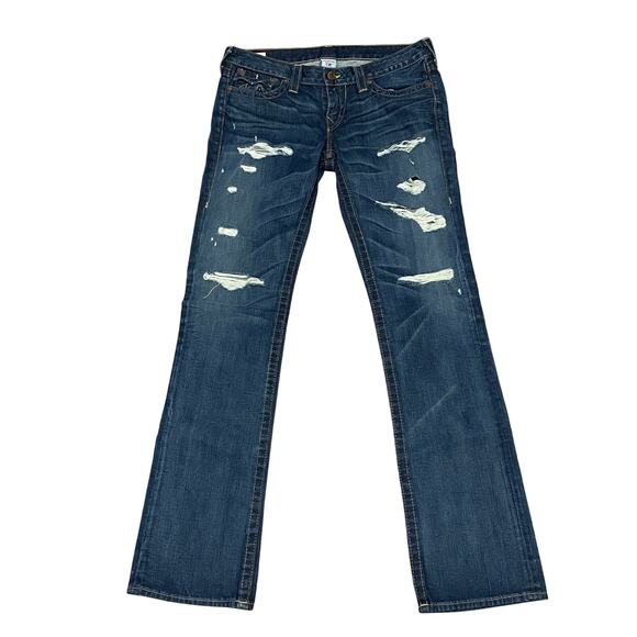 True Religion "Billy Strange Brew" First Edition Bootcut Jeans – Size 31 - Picture 1 of 8